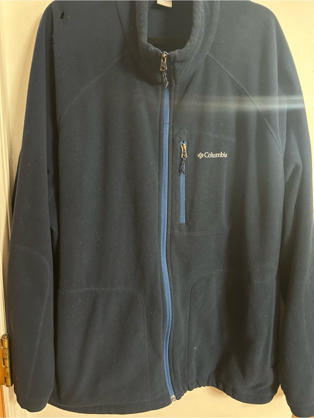 Columbia Men's Dark Navy Full-Zip Performance Fleece Jacket